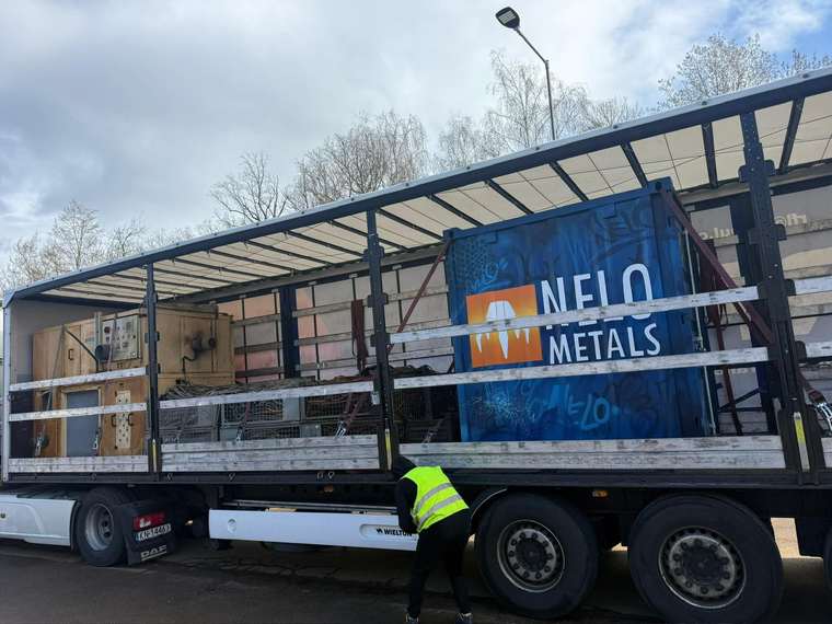 NELO-Container Abtransport – NELO Metals